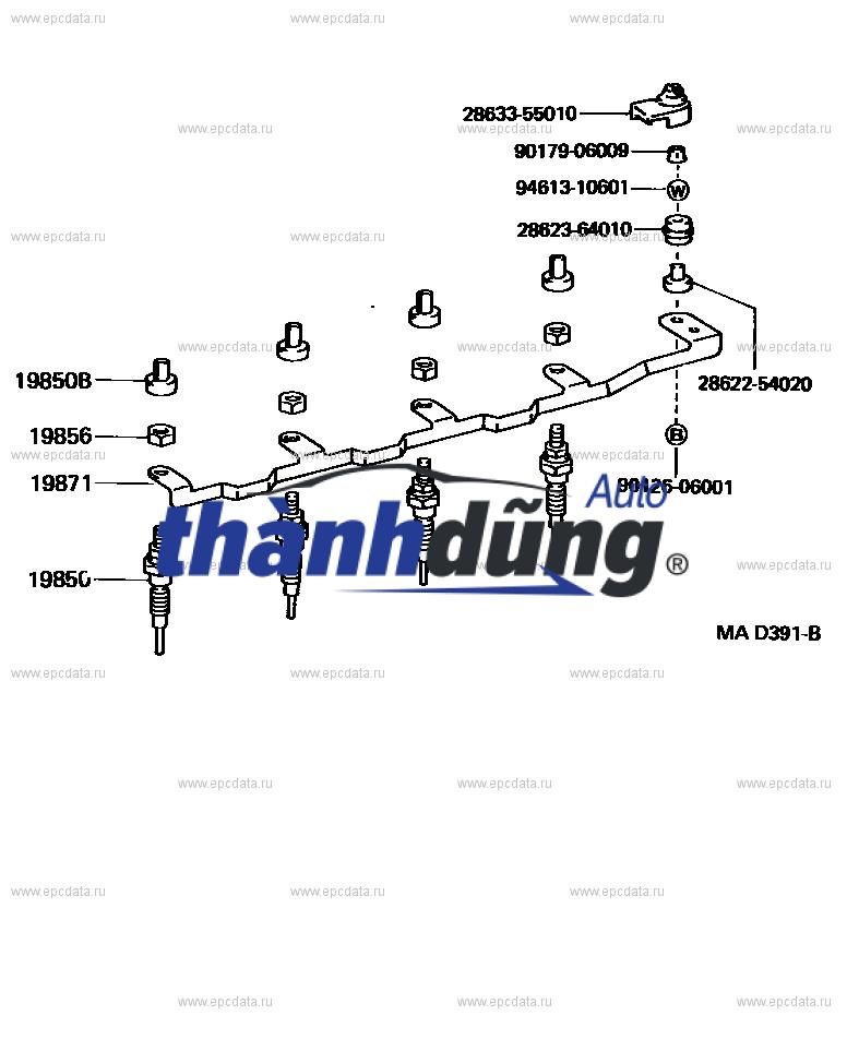 BUGI SẤY XE FORD EVEREST 2015 | PK296M090AA - Ảnh 5
