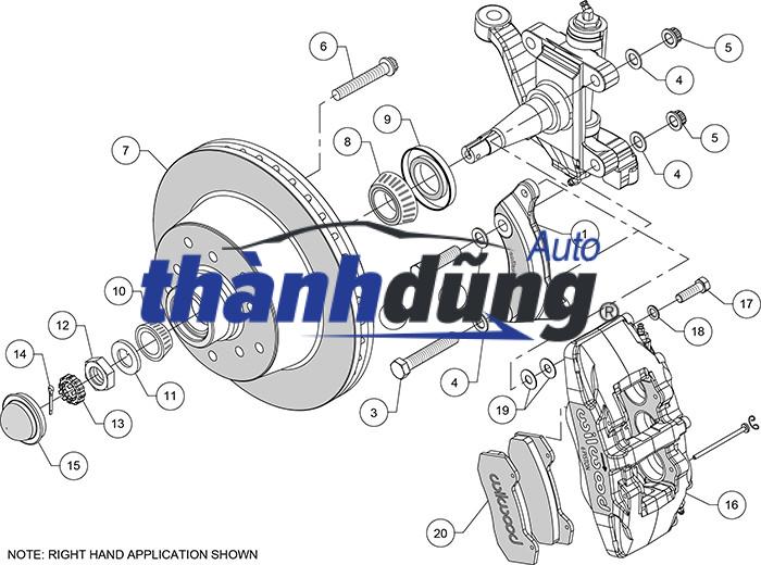 PHỚT CUPPEN PHANH SAU KIA RIO 2011-2015 | 58232-1H300 - Ảnh 4