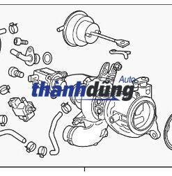 ỐNG GIÓ TURBO XE FORD EVEREST 2015 | JB3Z6F073B - Ảnh 5