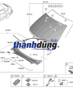 KÍNH CHẮN GIÓ TRƯỚC MERCEDES C280 | 2056706101 - Ảnh 3