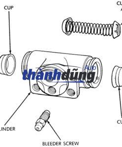 ĐỜ LU PHANH SAU THACO AUMAN C160 | CA1049 - Ảnh 4