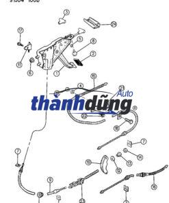 DÂY PHANH TAY XE MITSUBISHI TRITON 2010 | MN10-2418 - Ảnh 5