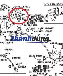 CỤM CHIA DẦU PHANH XE TOYOTA YARIS 2007 | 4715010090 - Ảnh 4