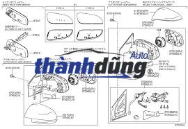 MẶT GƯƠNG CHIẾU HẬU FORD FOCUS 1.6 2010 | 8M5117K741DA - Ảnh 5