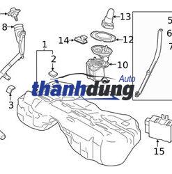 NẮP THÙNG DẦU MITSUBISHI FUSO CANTER | 773201660 - Ảnh 4