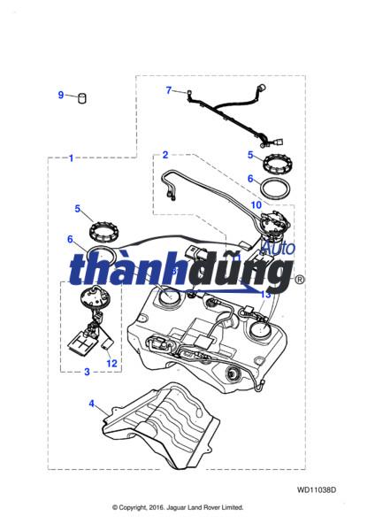 NẮP THÙNG DẦU MITSUBISHI FUSO CANTER | 773201660 - Ảnh 5