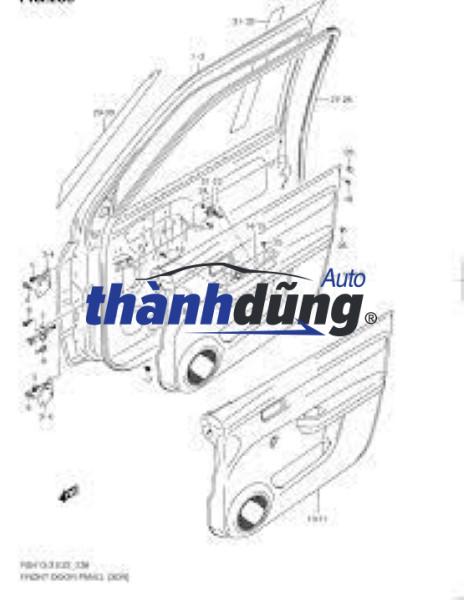 TAY MỞ CỬA SAU LH MITSUBISHI OUTLANDER 2016 | 5716-A362 - Ảnh 4