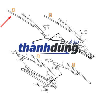LƯỠI GẠT MƯA TRƯỚC MERCEDES GLC200 - Ảnh 4