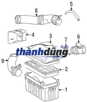 HỘP LỌC GIÓ ĐỘNG CƠ FORD RANGER 2011 - Ảnh 4