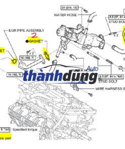 VAN EGR FORD EVEREST 3.2 2012-2023 | BK2Q9D475CD - Ảnh 4