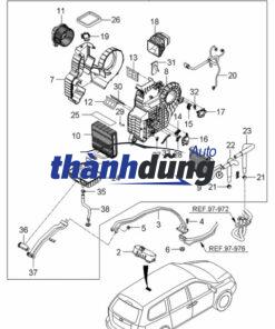 TRỞ QUẠT DÀN LẠNH NISSAN QASHQAI 1.6 2013 | 27150-EY00A - Ảnh 4