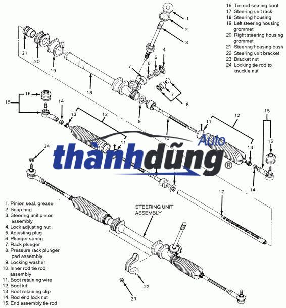 THƯỚC LÁI XE FORD ESCAPE 2.0L | YL8C3550FB - Ảnh 4