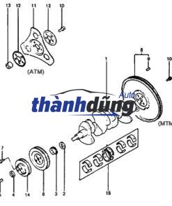 PULY TRỤC KHUỶU XE CHEVROLET CRUZE 2011 | 55565300 - Ảnh 3
