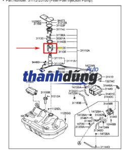 ỐNG DẪN XĂNG MITSUBISHI JOLIE | MB846863 - Ảnh 3