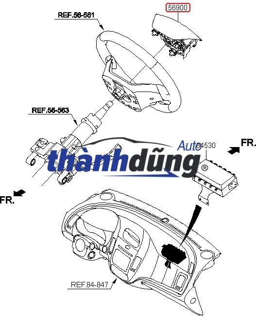 CÁP CÒI XE HYUNDAI I20 2015 | 93490-C7210 - Ảnh 4
