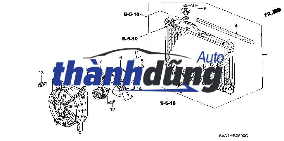 CẢM BIẾN NHIỆT ĐỘ NƯỚC MITSUBISHI TRITON | MB-568959 - Ảnh 4