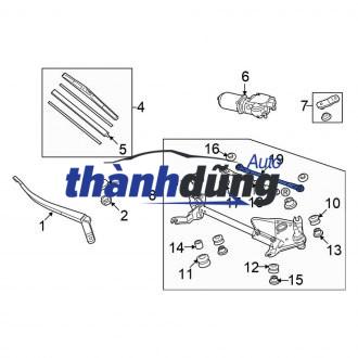 MOTOR GẠT MƯA HONDA CIVIC 2.0 2011 | 76505-SNA-A01 - Ảnh 5