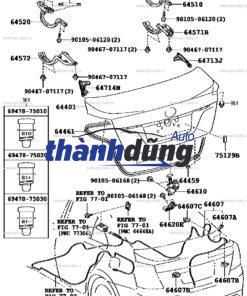 DÂY GIẬT NẮP CAPO HYUNDAI I30 1.6 2014 | 81190F2000 - Ảnh 5