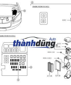 NẮP HỘP CẦU CHÌ XE TOYOTA FORTUNER 2006-2016 | 826620K071 - Ảnh 4