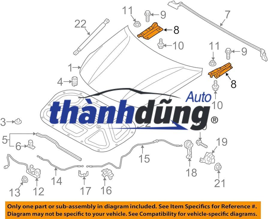 BẢN LỀ CAPO TRÁI HYUNDAI HD210 | 827257A000 - Ảnh 4
