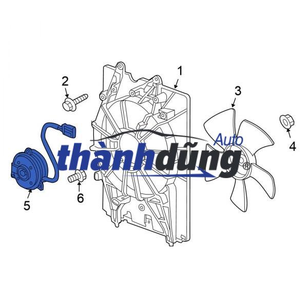 CÁNH QUẠT LY TÂM FORD RANGER 2.2 2014 | EB3G8C617CA - Ảnh 5