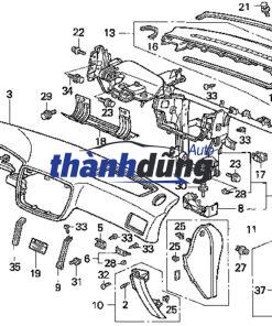 TÚI KHÍ TAPLO XE HYUNDAI SANTAFE 2.2 2009 | 845602B001WK - Ảnh 4