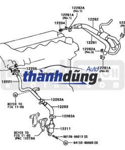 ỐNG THÔNG HƠI XUPAP TOYOTA VIOS 2003-2014 - Ảnh 4