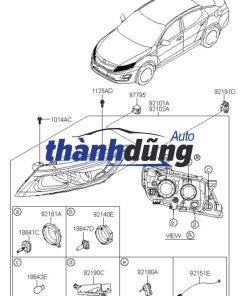 PHE CÀI ĐÈN PHA HYUNDAI TUCSON 2018 | 86552-D3000 - Ảnh 4