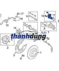 MOTOR PHANH ĐIỆN TỬ XE MAZDA CX5 2018 - Ảnh 4
