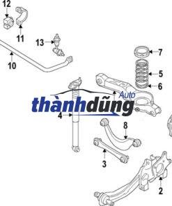CAO SU GIẰNG DỌC XE KIA RONDO 2013 | 55543-2G000 - Ảnh 4
