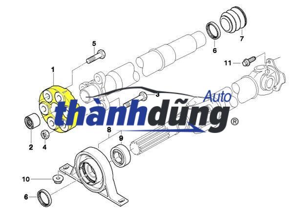 GIẢM CHẤN CÁC ĐĂNG XE FORD RANGER 2.2 2013 | AB39-4C02-5BD - Ảnh 4