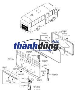 RON CỐP HẬU TOYOTA INNOVA 2.0 2007 | 67881-0K020 - Ảnh 4