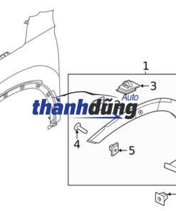 ỐP CUA LỐP TRƯỚC PHẢI CHEVROLET ORLANDO | 95074313 - Ảnh 3