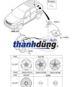 MÂM BÁNH SAU KIA K2700 | 529104E560 - Ảnh 5