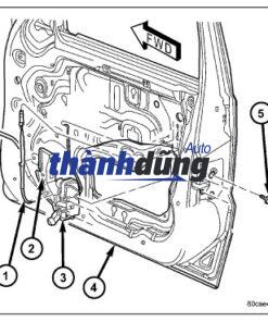 KHÓA NGẬM CỬA LÙA FORD TRANSIT | YC15B264A00BL - Ảnh 3
