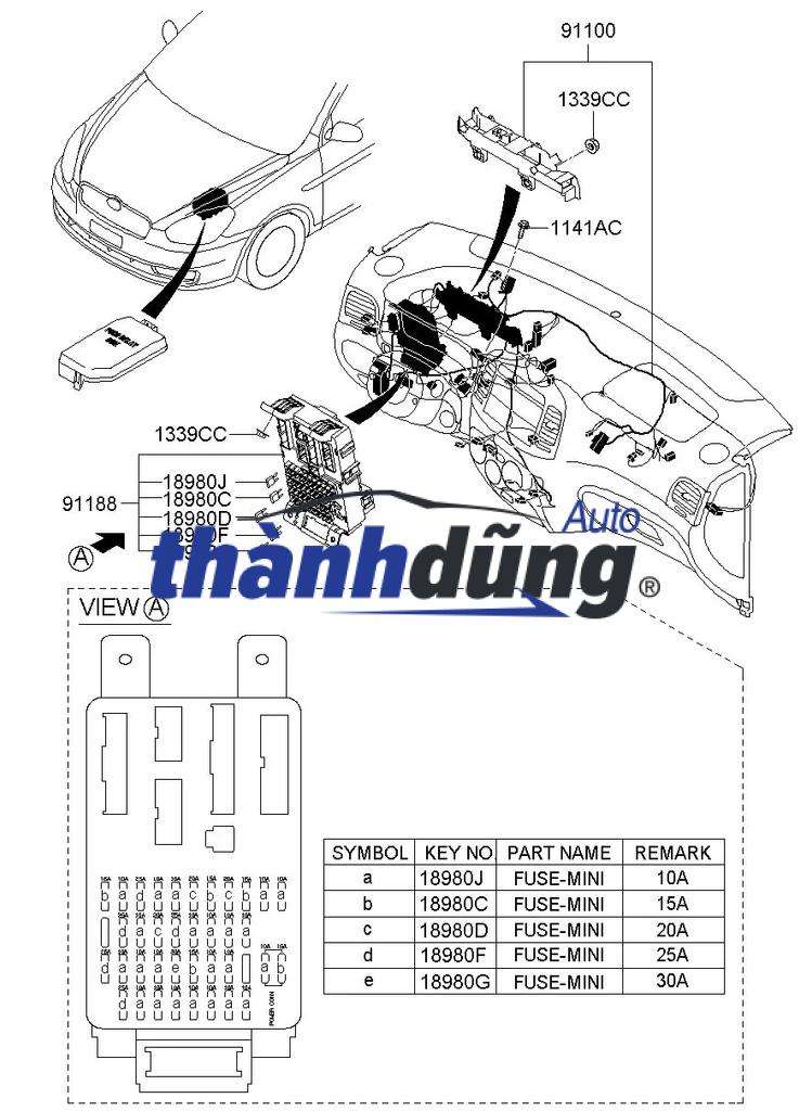 HỘP CẦU CHÌ FORD TRANSIT 2008 | CC1T14A073BG - Ảnh 4