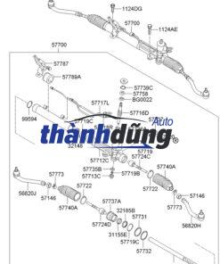 PHỚT THƯỚC LÁI XE SSANGYONG RODIUS | 4650021002 - Ảnh 3