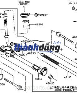 PHỚT THƯỚC LÁI XE SSANGYONG RODIUS | 4650021002 - Ảnh 4