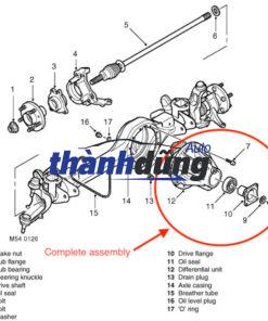 TRỤC LÁP CẦU SAU XE NISSAN NAVARA | 381644JA0A - Ảnh 3