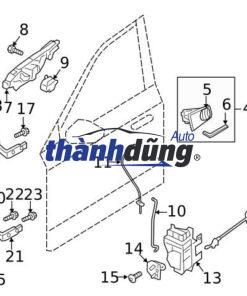 ỐP ĐUÔI TAY MỞ CỬA HYUNDAI ACCENT |  82662-F9210 - Ảnh 5