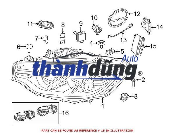BALLAST ĐÈN PHA MERCEDES S420 2008-2013 | 2164420203 - Ảnh 5