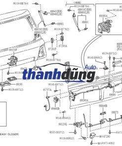 CÁP TREO NẮP THÙNG SAU FORD RANGER 2013 | 6M34J21952BA - Ảnh 5