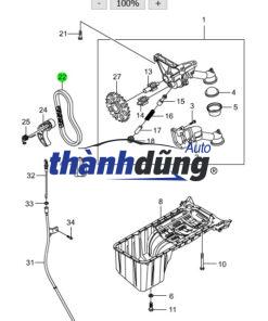 XÍCH BƠM DẦU XE FORD RANGER 2.2L 2015 | 3S7Q-6A895-AA - Ảnh 4