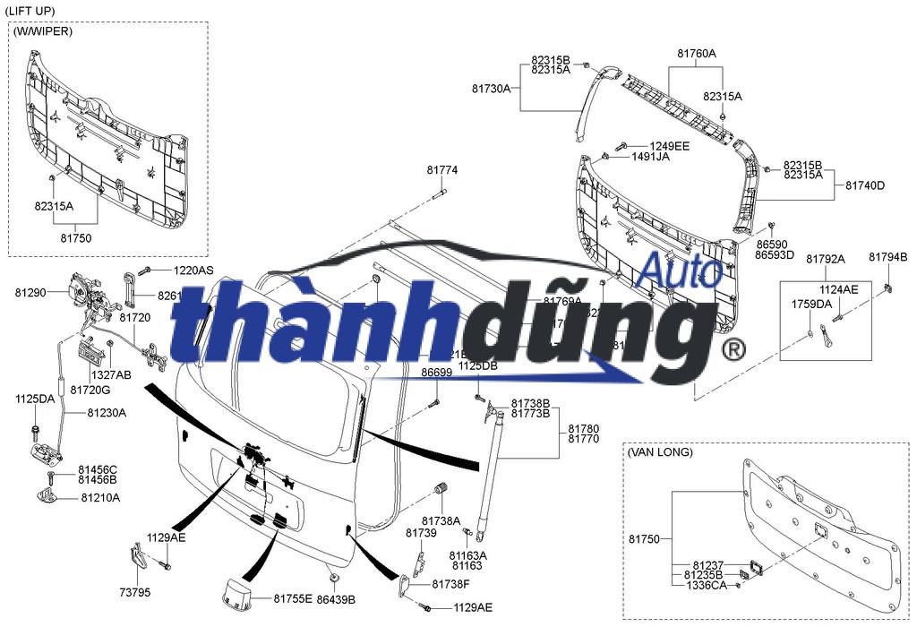 CỬA HẬU FORD ECOSPORT TITANIUM EDITION | LN1Z7440010A - Ảnh 5