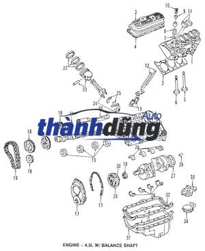 BẠC TRỤC ĐỐI TRỌNG TOYOTA ALPHARD 2009-2013 | 119112801102 - Ảnh 3
