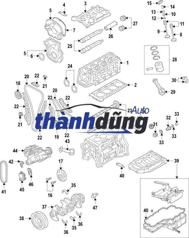 BẠC TRỤC ĐỐI TRỌNG TOYOTA ALPHARD 2009-2013 | 119112801102 - Ảnh 4
