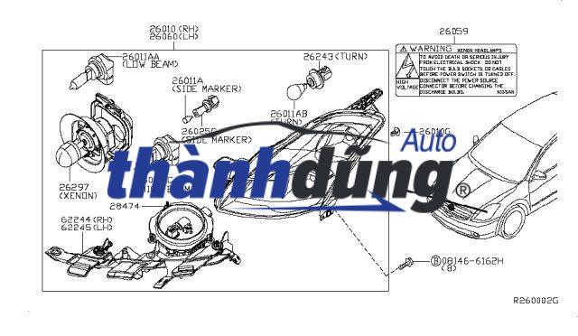 ĐÈN PHA PHỤ XE HONDA CITY 2019 | 33150T9AP71 - Ảnh 5