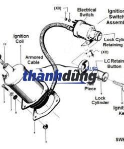 CÔNG TẮC ĐÁNH LỬA KHÓA ĐỀ TOYOTA YARIS | 84450-71010 - Ảnh 4