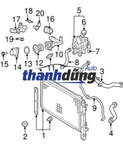 ỐNG NƯỚC DƯỚI XE CHEVROLET AVEO 2011 | 96536613 - Ảnh 3