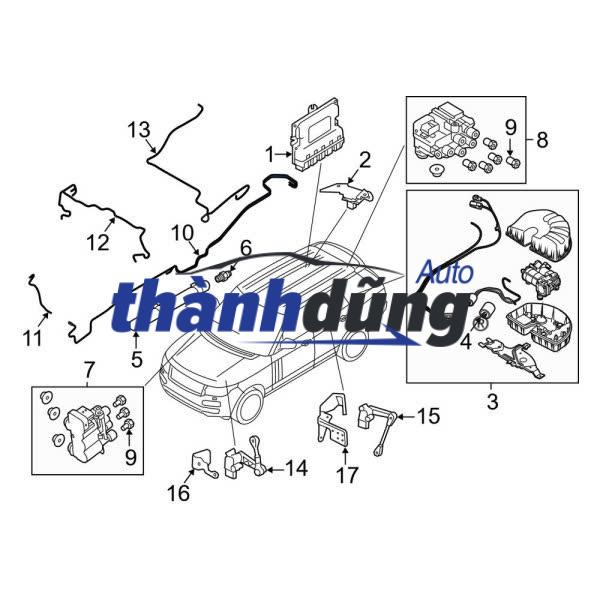 BƠM HƠI NÂNG GẦM MERCEDES S450 2013 | 2223200604 - Ảnh 3